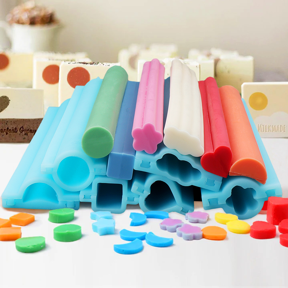 Candle Making Youtube - 6 Styles Flower Heart Column Silicone