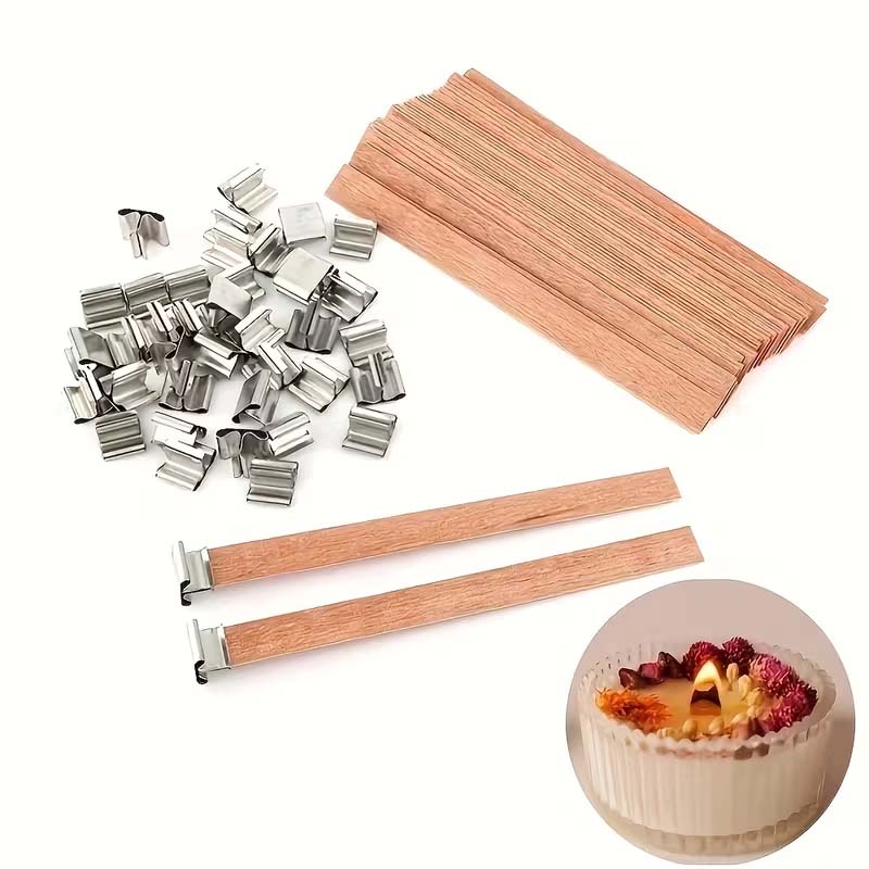 20pcs Wooden Candle Wicks with - Candle Making Wicks review and price