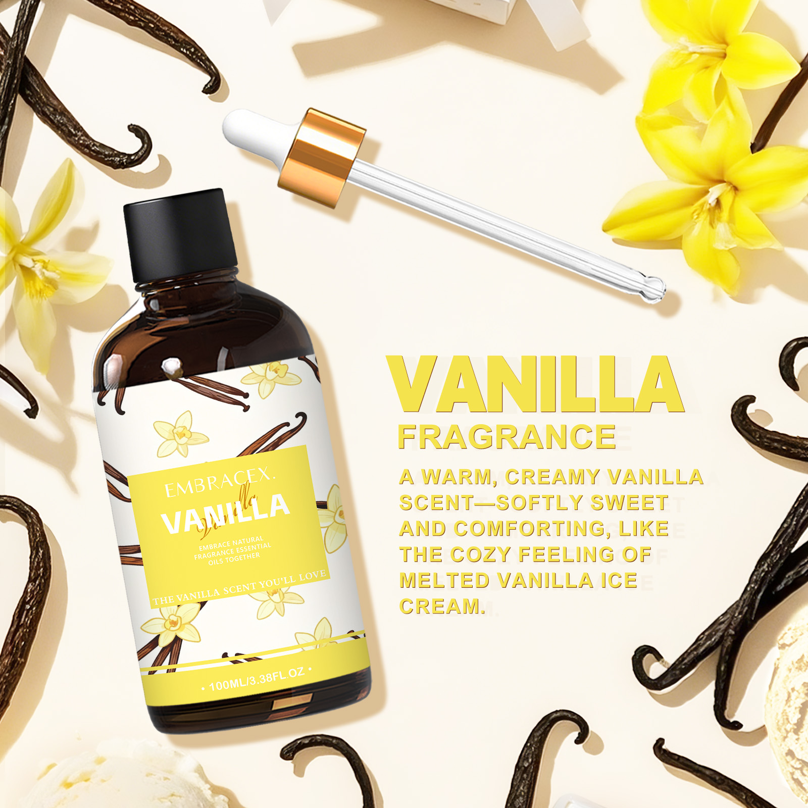 100ml Vanilla Essential Oil Bo - Candle Making Oil Scents review and price