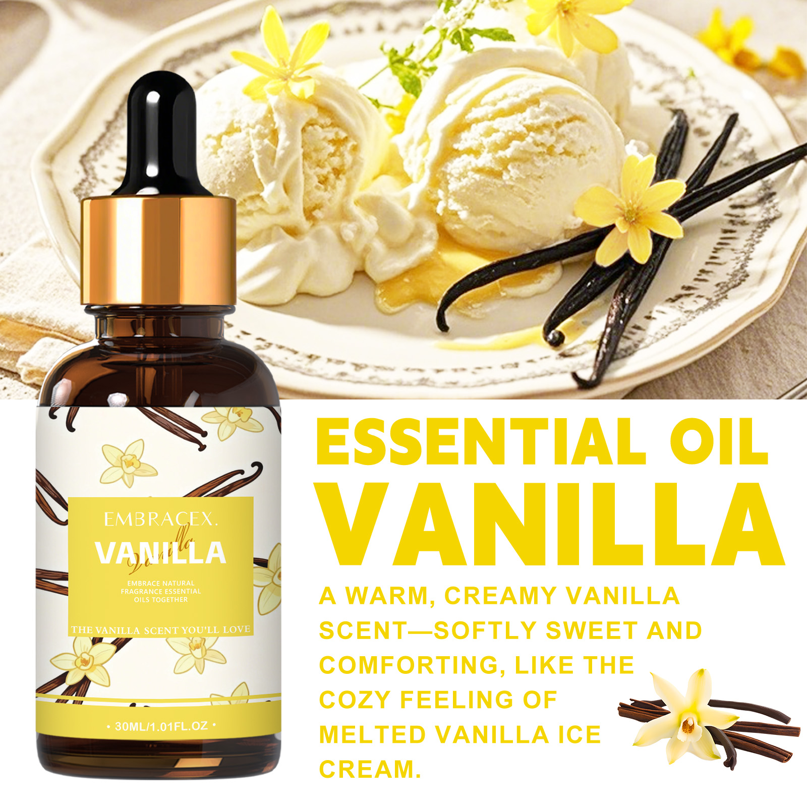 30ml Vanilla Essential Oil Per - Candle Making Oil Scents review and price