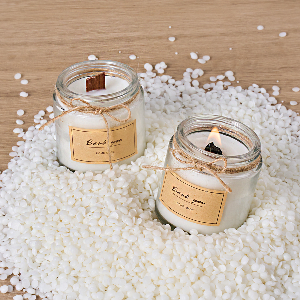 500g/1000g Natural Soy Wax DIY - Candle Making Wicks review and price