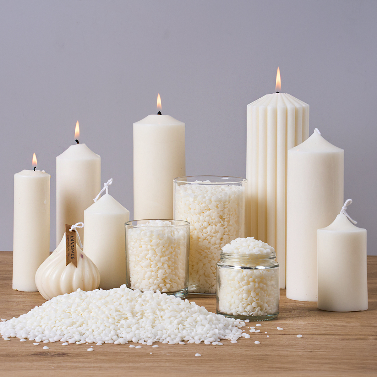 500g/1000g Natural Soy Wax DIY - Candle Making Wicks review and price