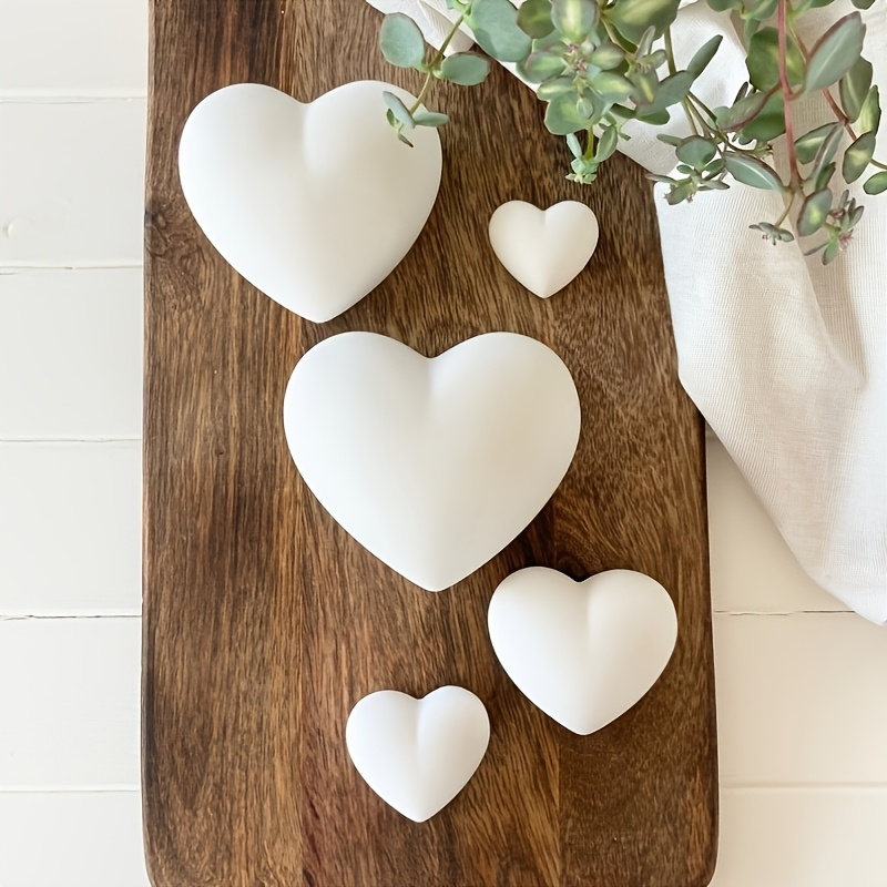 5pcs Heart-Shaped Gypsum Candl - Candle Making Set review and price