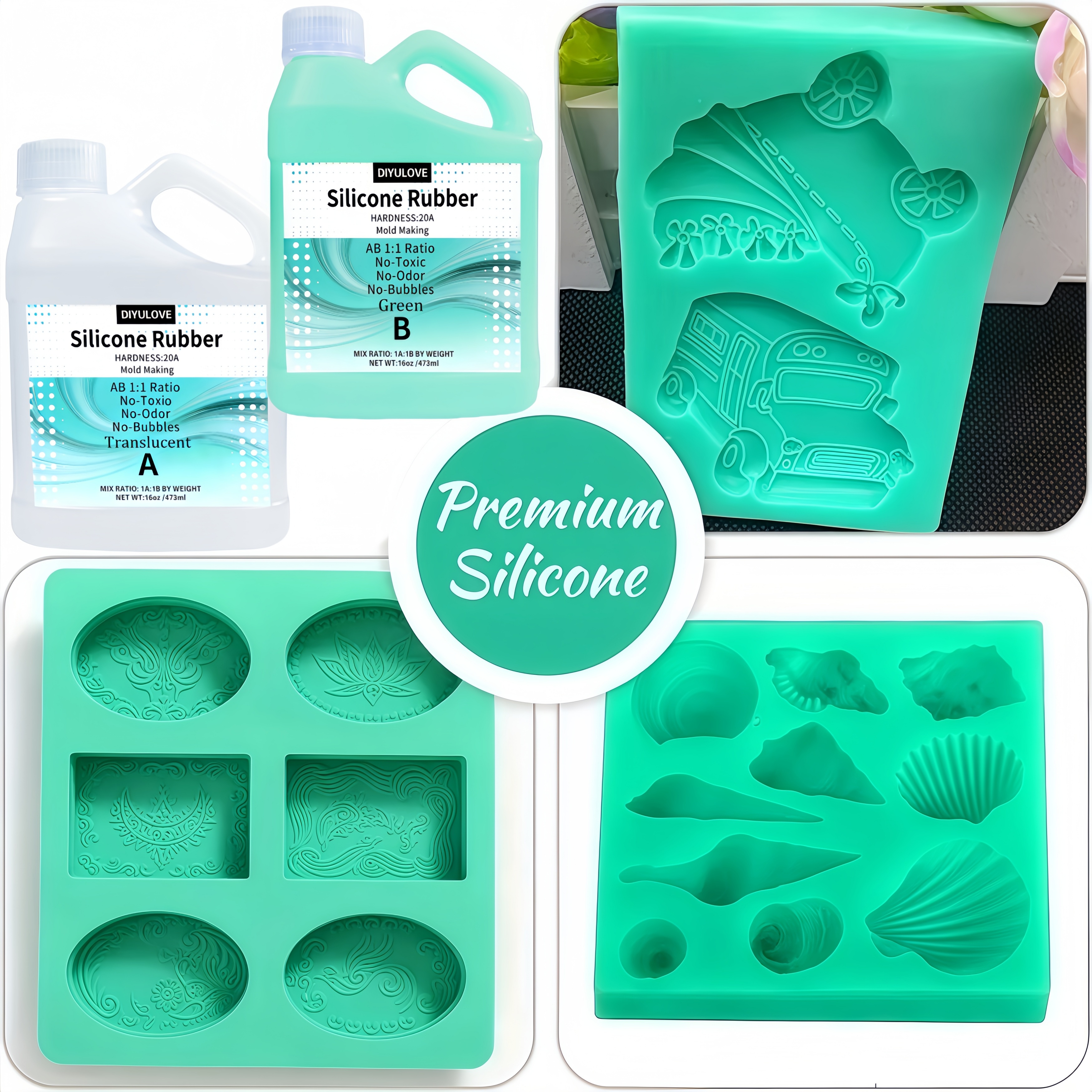 Super Elastic 15A Liquid Silic - Candle Making Set review and price