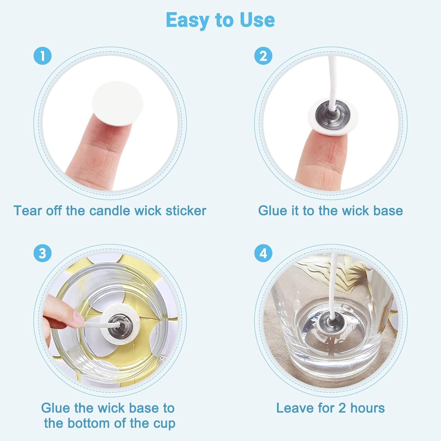 400PCS/100PCS Candle Wick Stic - Candle Making Wicks review and price