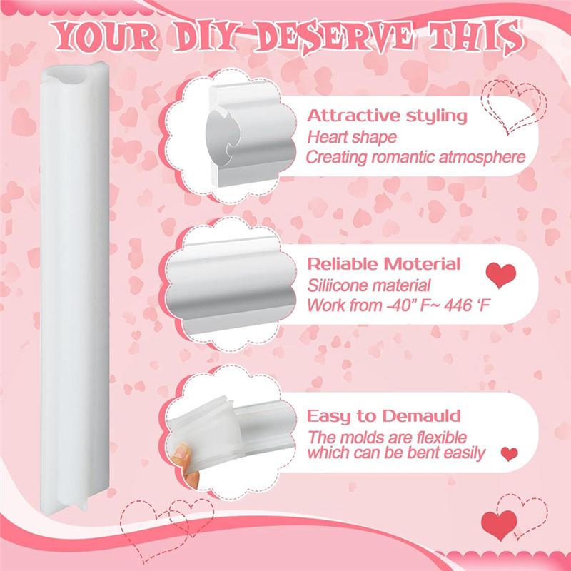 6 Piece Long Tube Silicone Mol - Candle Making Youtube review and price