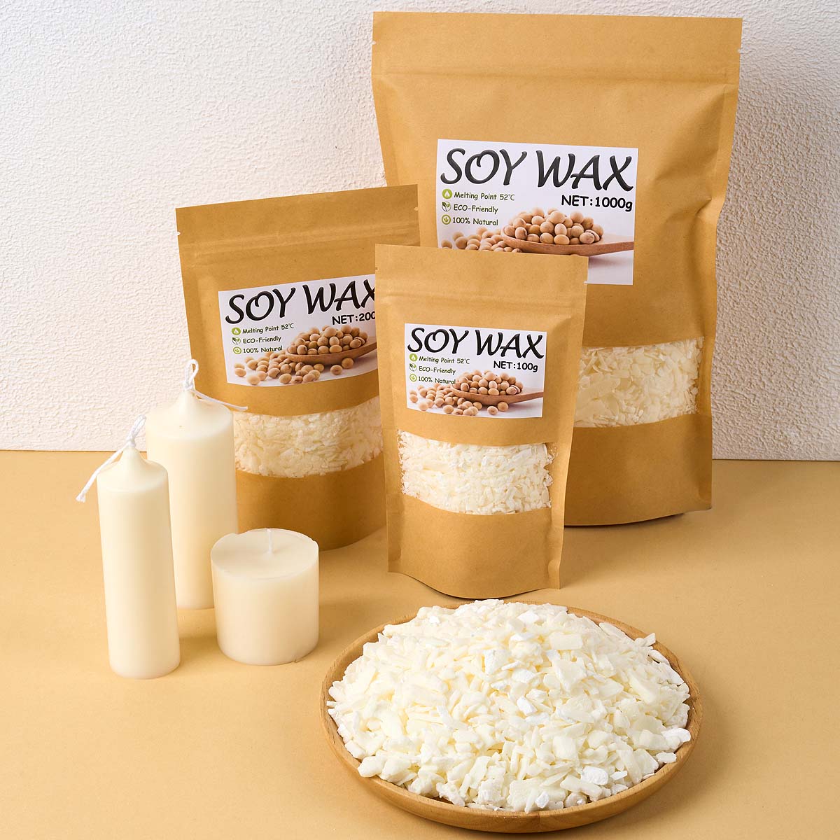 1 Pounds Pure White Soy Wax Fo - Candle Making Set review and price