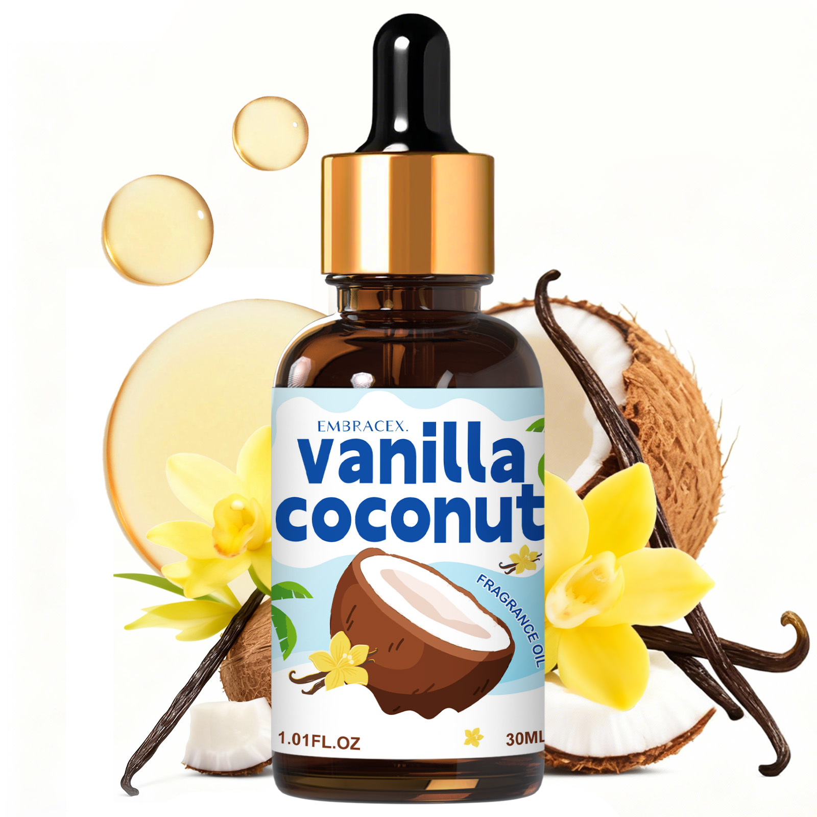30ml Vanilla Coconut Essential - Candle Making Oil Scents review and price