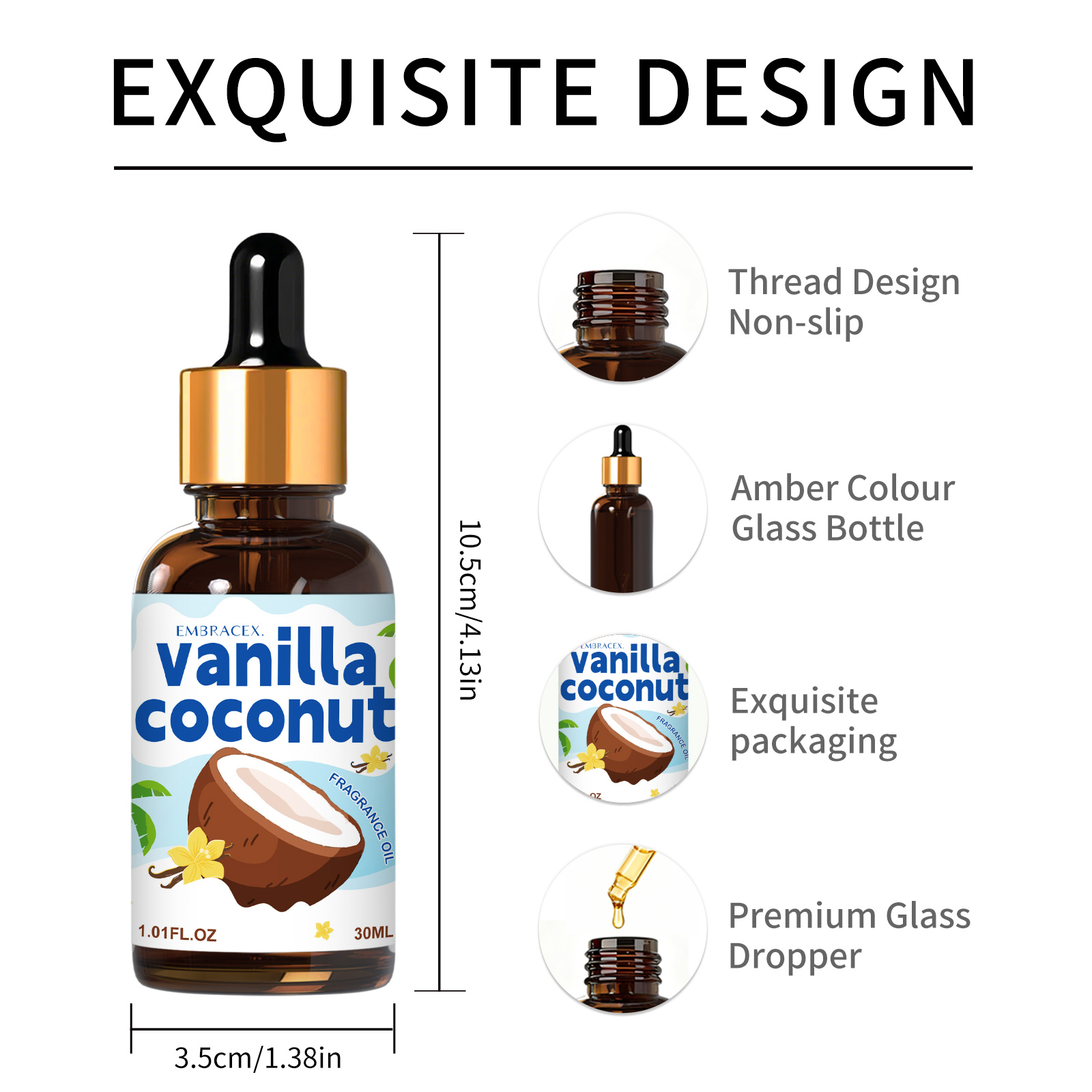 30ml Vanilla Coconut Essential - Candle Making Oil Scents review and price