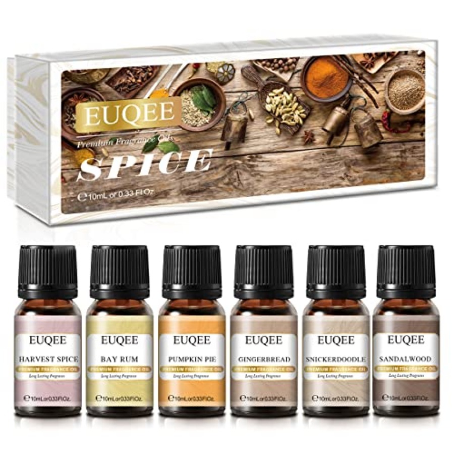 EUQEE 6PCS Spice Autumn Fragra - Candle Making Set review and price