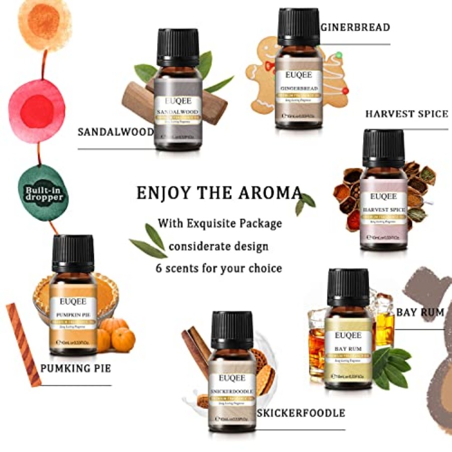 EUQEE 6PCS Spice Autumn Fragra - Candle Making Set review and price