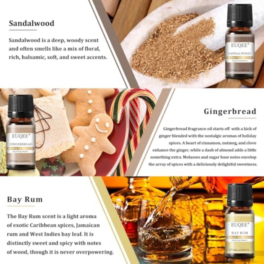 EUQEE 6PCS Spice Autumn Fragra - Candle Making Set review and price