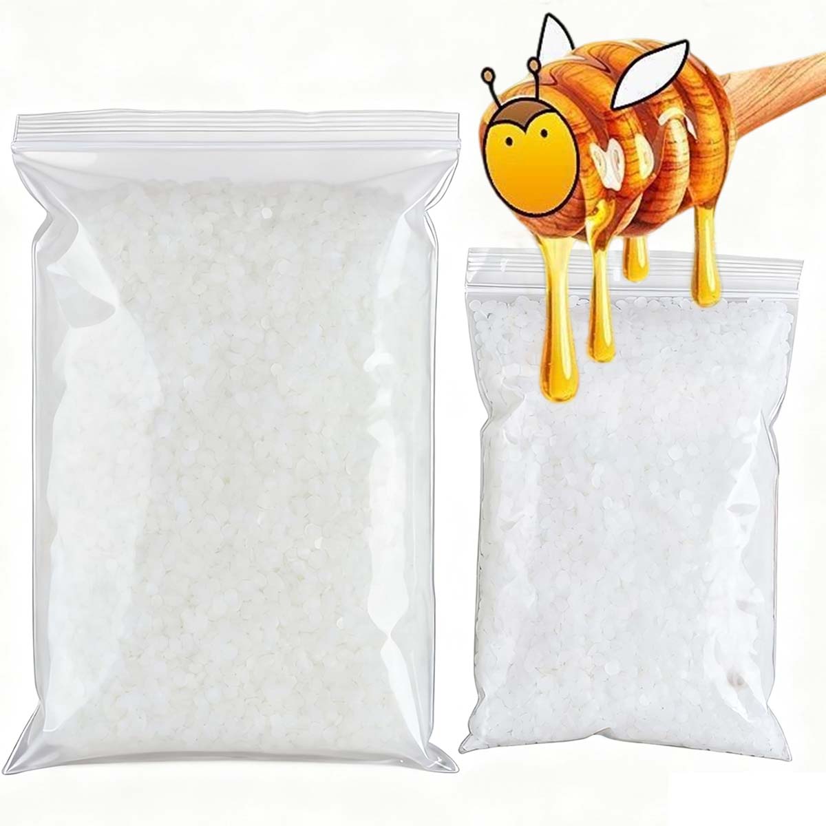 200g-1000g White Beeswax Pure  - Candle Making Wicks review and price