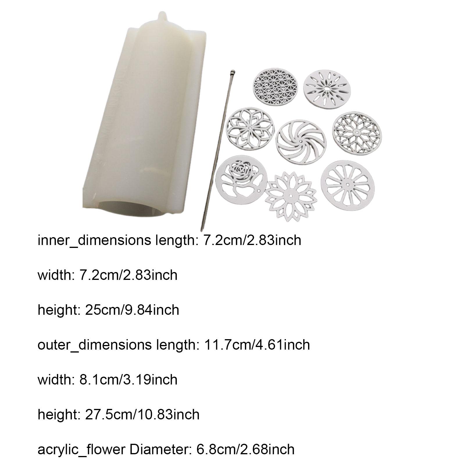 Silicone Tube Column Soap Form - Candle Making Youtube review and price
