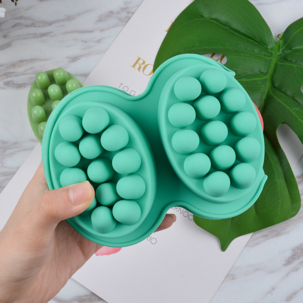 4 Hole Oval Massage Soap Silic - Candle Making Set review and price