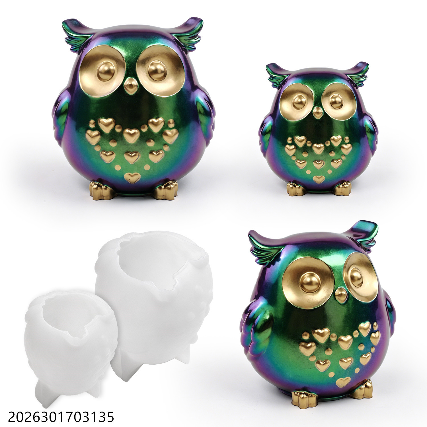 Owl Silicone Mold 3D Bird Shap - Candle Making Set review and price