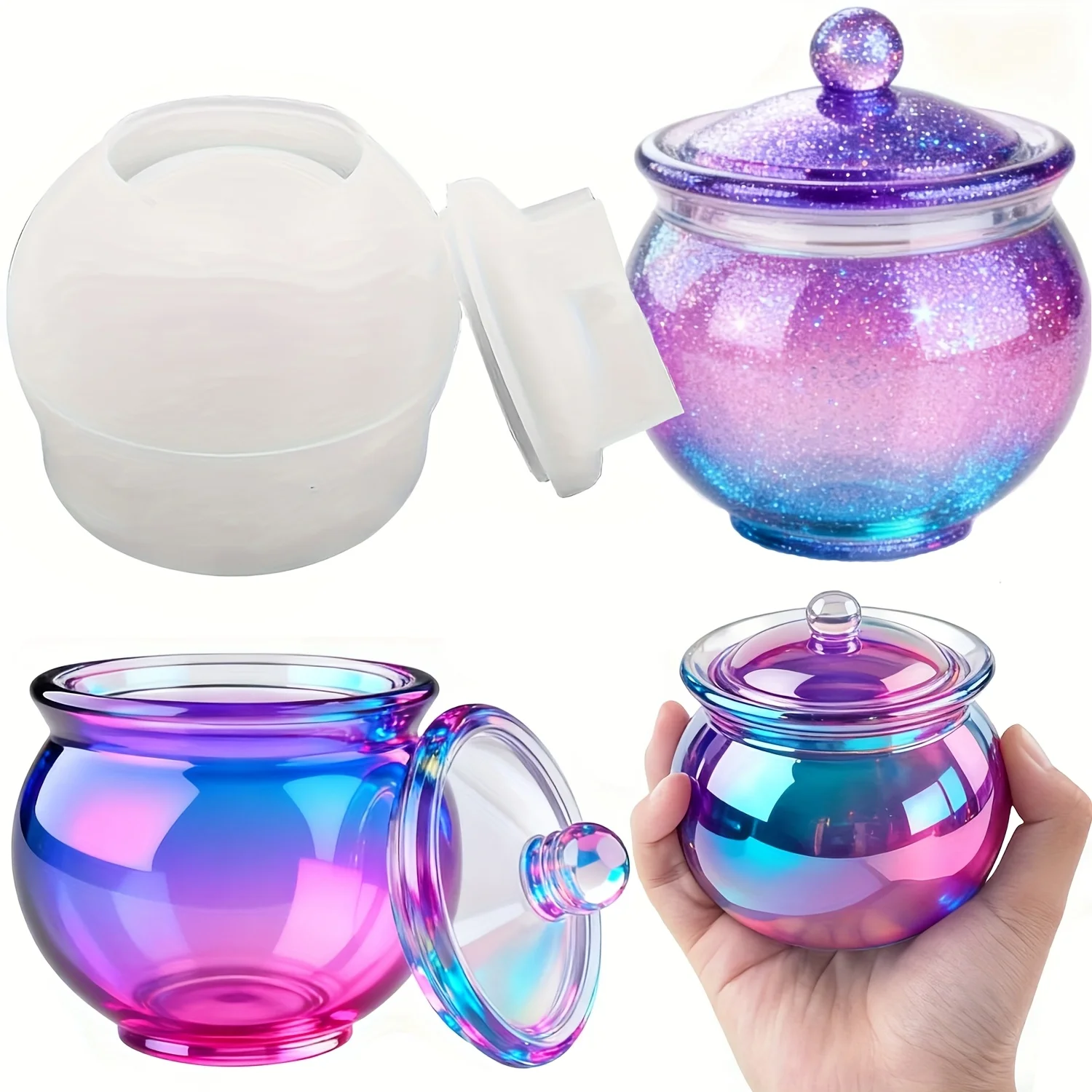 1 set of round resin can molds - Candle Making Set review and price