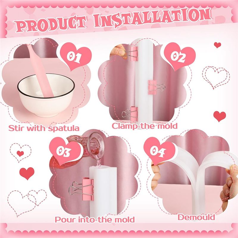 Lightweight 6 PCS Long Tube Si - Candle Making Youtube review and price
