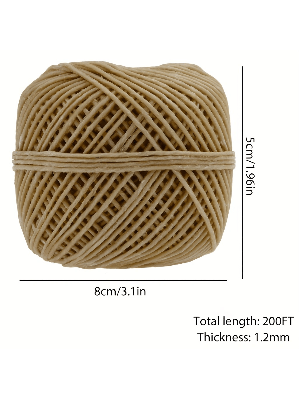 200 in Hemp Wick, Hemp Wick Co - Candle Making Wicks review and price