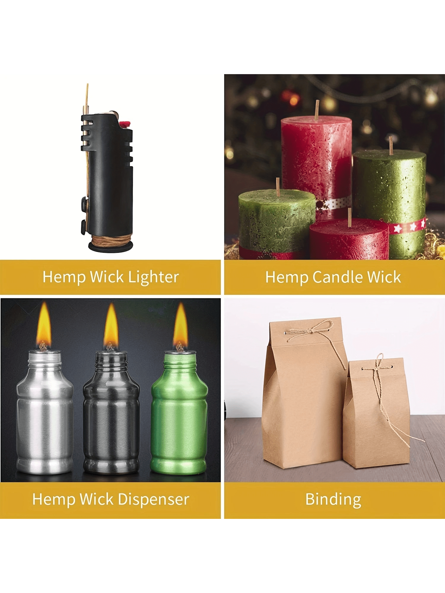 200 in Hemp Wick, Hemp Wick Co - Candle Making Wicks review and price